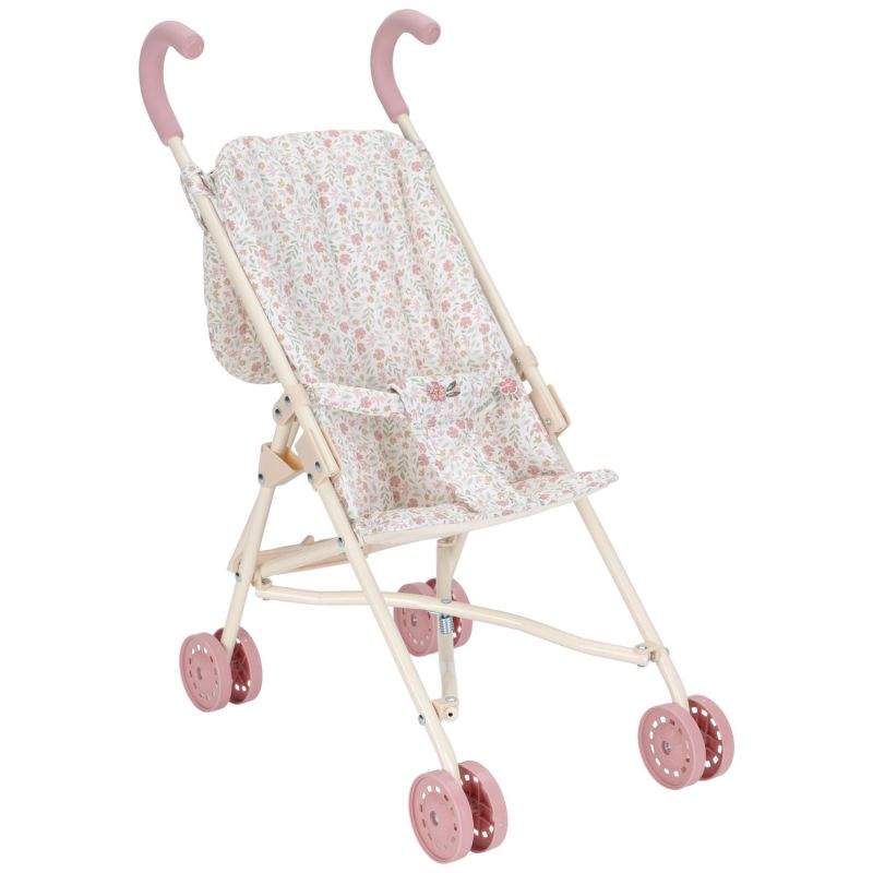 Poussette pour poupée en métal rose Little Dutch Produit 1