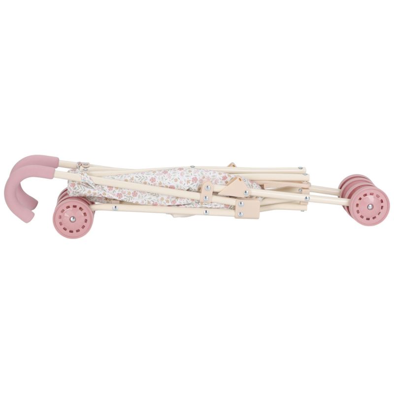 Poussette pour poupée en métal rose Little Dutch Produit 4