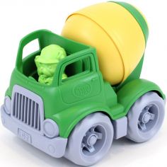 Camion de construction mélangeur vert et jaune - Green Toys