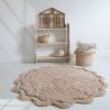 Tapis rond Sweet April Nude (110 cm) Nattiot Ambiance 2