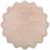 Variation Beige du produit Tapis rond Sweet April Nude (110 cm) de la marque Nattiot