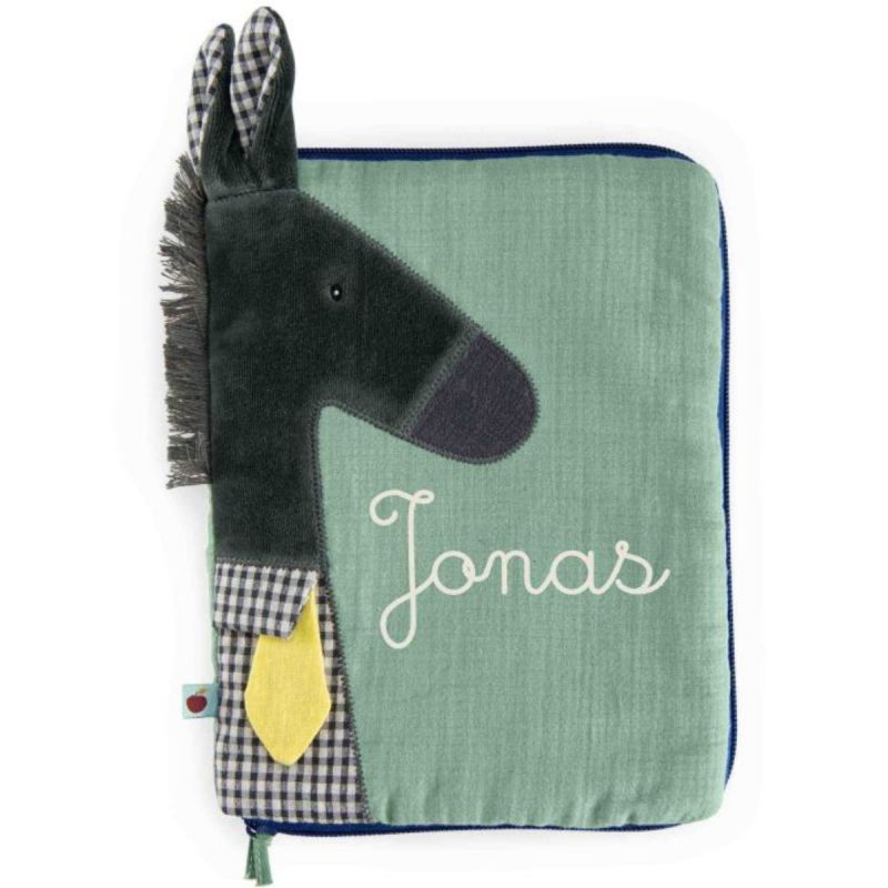 Protège carnet de santé Pomme des Bois (personnalisable) Moulin Roty