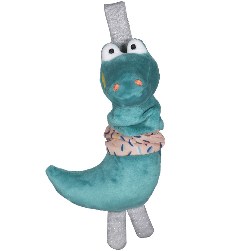 Jouet vibrant à suspendre crocodile Jungle Boogie Ebulobo