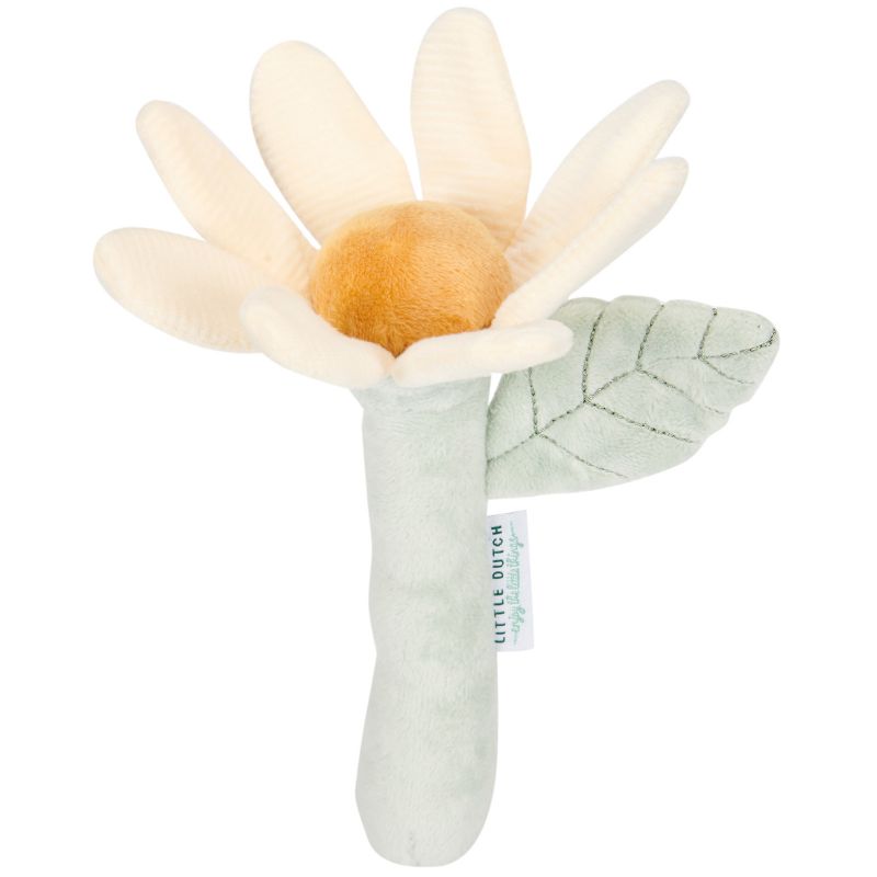 Hochet peluche fleur (17,5 cm) Little Dutch
