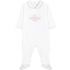 Pyjama léger blanc Feuille de lin (3 mois) - Tartine et Chocolat