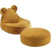 Pouf ours et repose-pieds Maple molletonné Wigiwama Produit 1