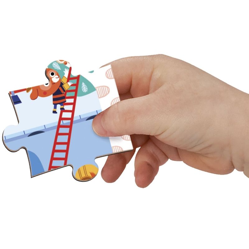 Puzzle magnétique Magneti'Puzzles Pompier (36 pièces) Janod Produit 6