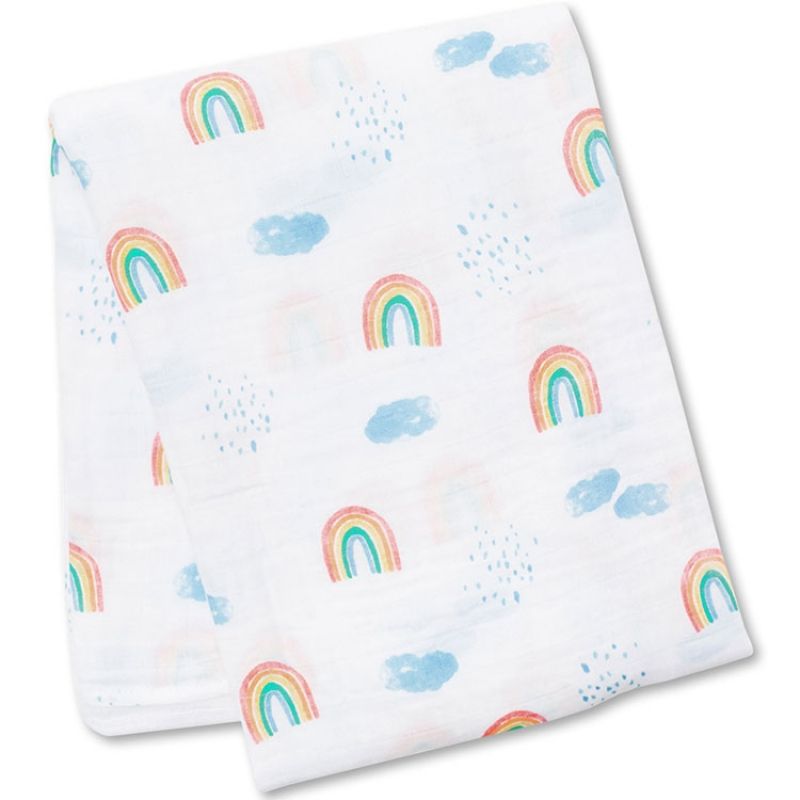 Maxi lange mousseline Arc en ciel (120 x 120 cm) Lulujo