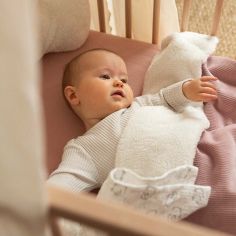 Couverture en sherpa Wooly vieux rose (75 x 100 cm)