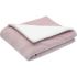 Couverture en sherpa Wooly vieux rose (75 x 100 cm) - Trois Kilos Sept