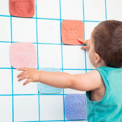 Lot de 5 dalles sensorielles pour le bain