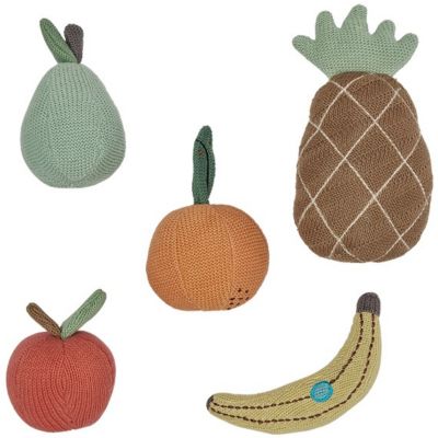 Ensemble Yummy Mini Fruit en tissu  par OYOY Mini