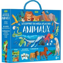 Le coffret du méga atlas des animaux  par Sassi Junior