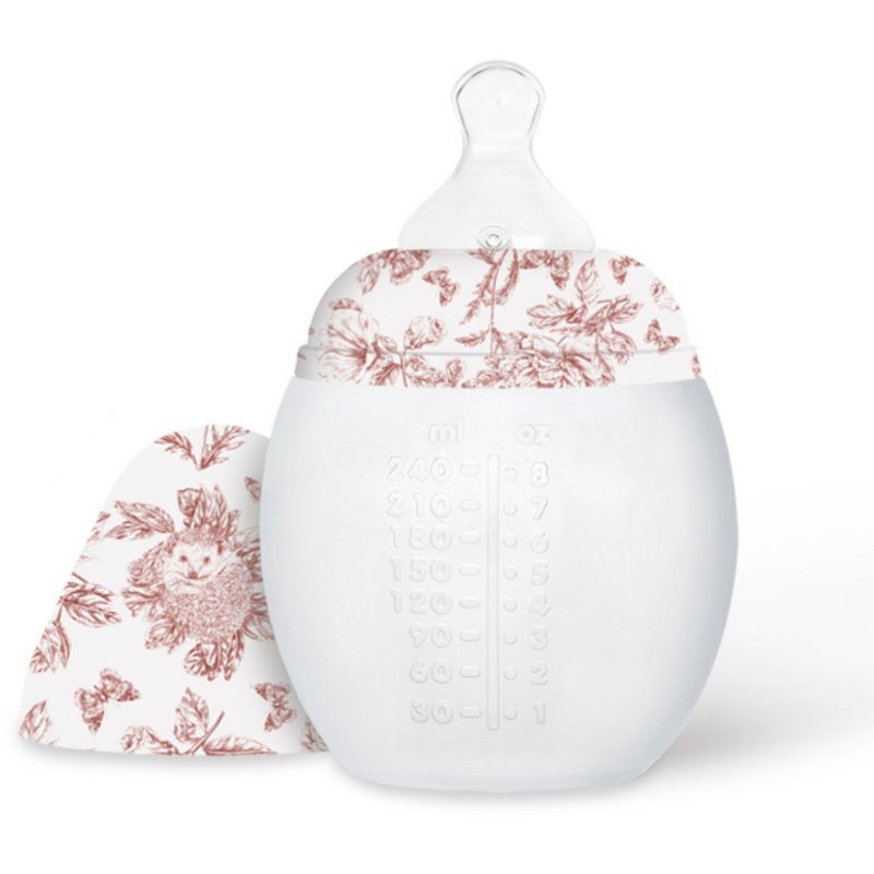 Biberon anti-colique en silicone X Tartine et Chocolat terracota (240 ml) Elhée Produit 1