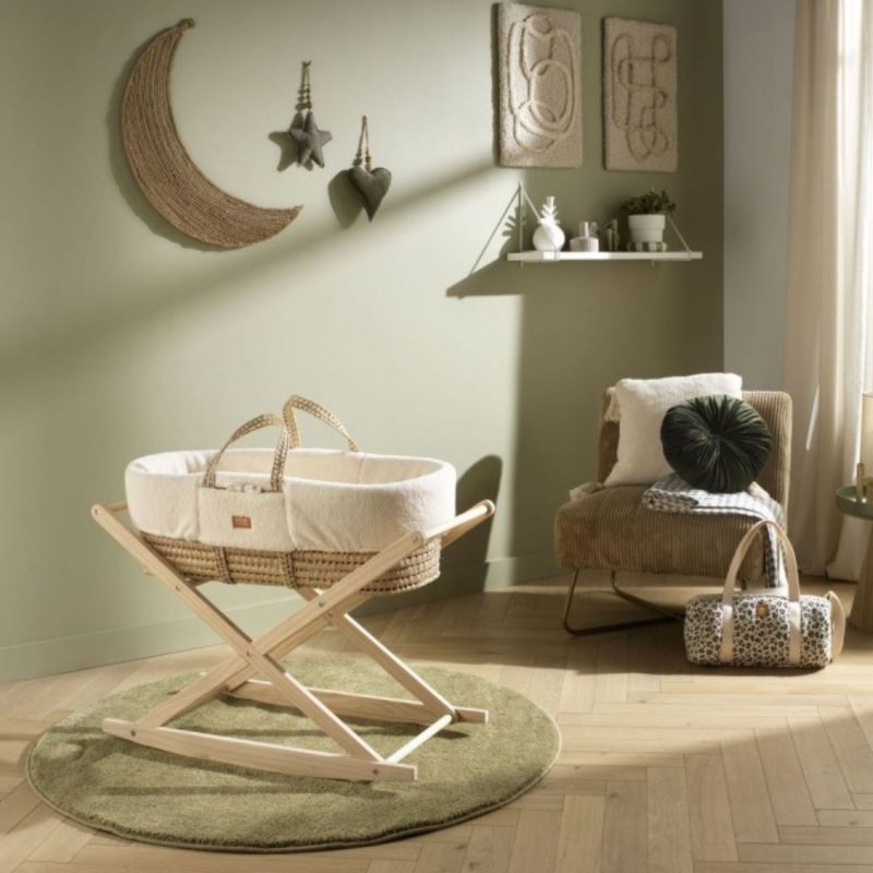 Support pour couffin en bois naturel - Reconditionné Sauthon Produit 5