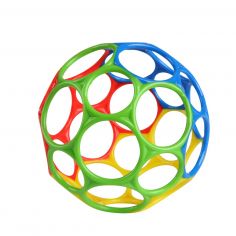 Balle hochet souple multicolore - Oball