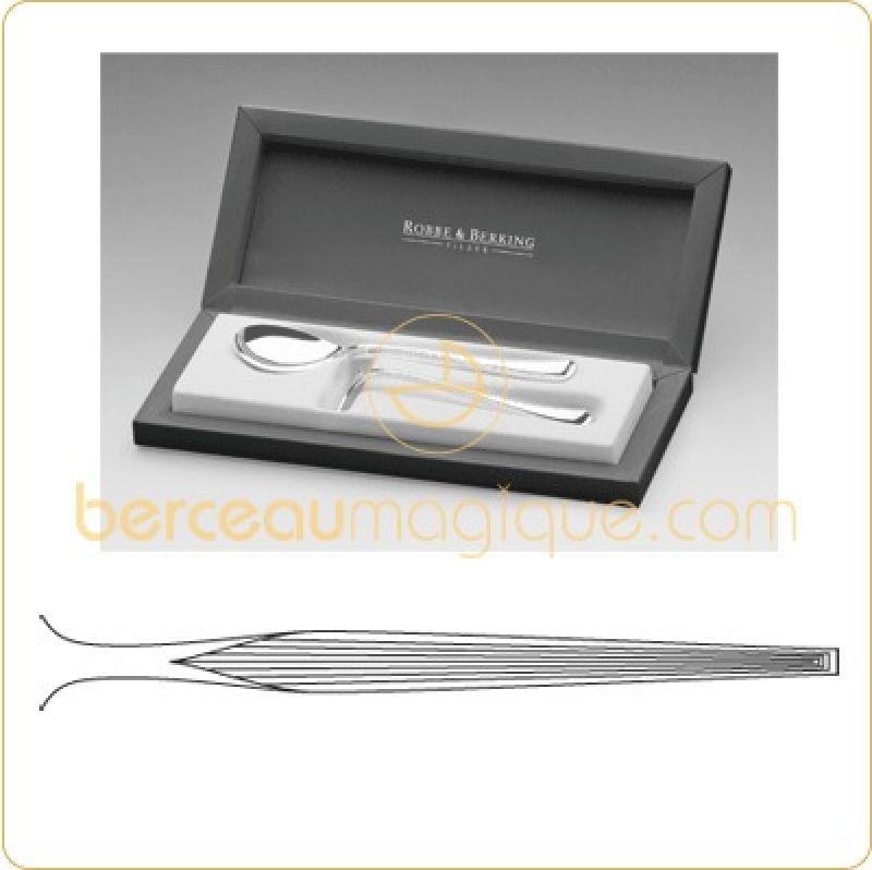 Coffret couverts pour bébé City (argent massif)  Robbe & Berking