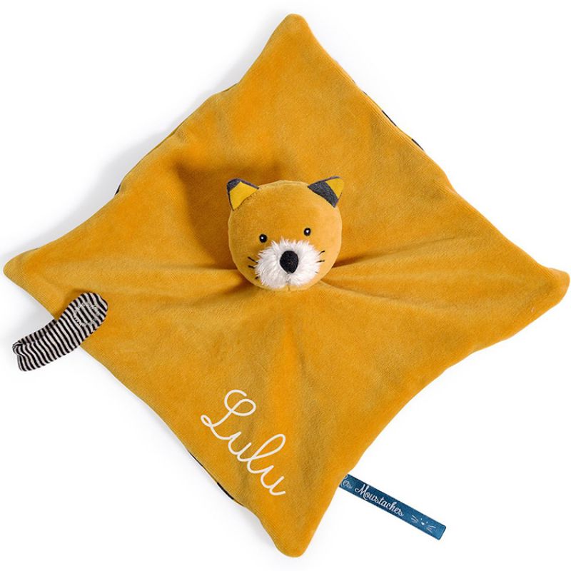Doudou chat Lulu Les Moustaches (personnalisable) Moulin Roty