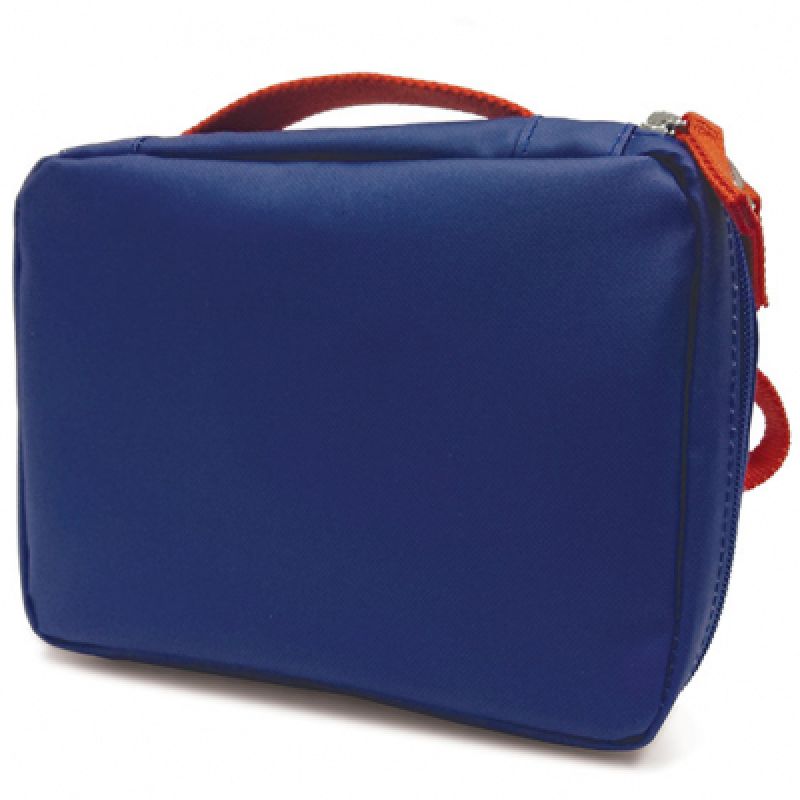 Sac isotherme en RePET bleu roi et orange EKOBO