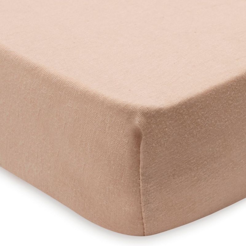 Lot de 2 draps housses en jersey Blush-Wild Rose (60 x 120 cm) Jollein Produit 3