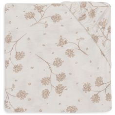 Drap housse en jersey Leafy Dreams (60 x 120 cm) - Jollein