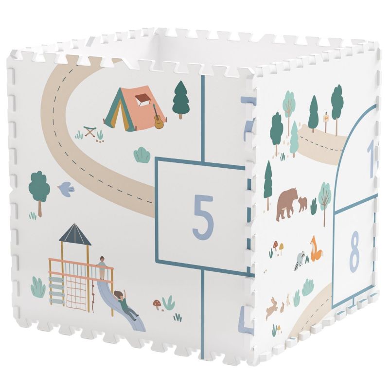 Tapis de jeu réversible 2 en 1 Tiloo Marelle (120 x 180 cm) Play&Go Produit 5
