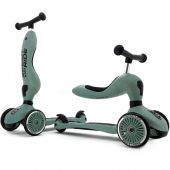 Porteur évolutif en trottinette Highwaykick 1 vert forêt