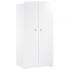 Armoire 2 portes New Basic Boutons boule blanc - Baby Price