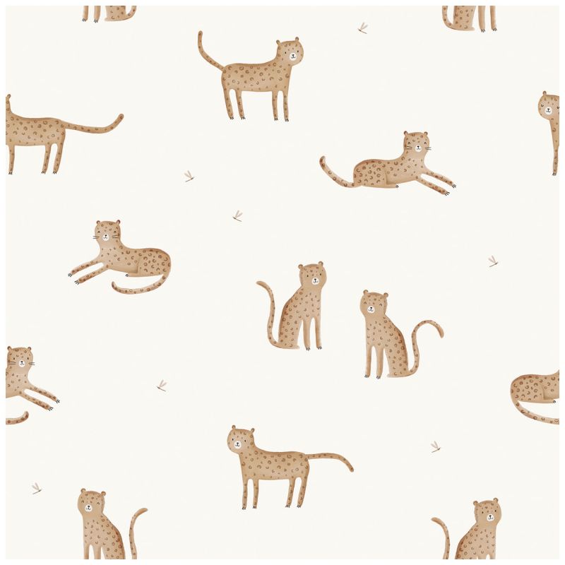 Papier peint Samburu Léopard horizon sauvage (50 cm x 10m)  Lilipinso Produit 1