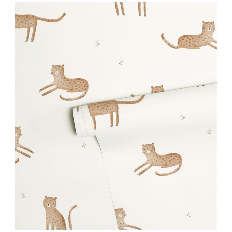 Papier peint Samburu Léopard horizon sauvage (50 cm x 10m)  Lilipinso Produit 7