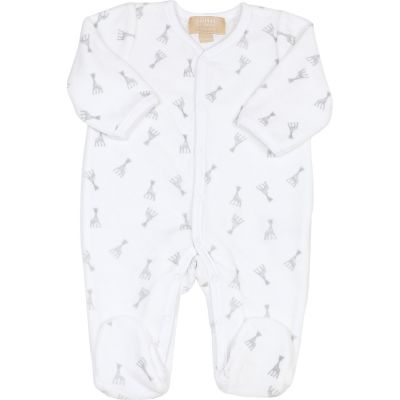 Pyjama léger blanc Sophie la girafe (3 mois)  par Trois Kilos Sept