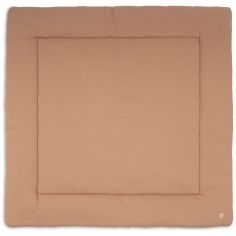 Tapis de jeu Little Waffle Light Terra-Sand (100 x 100 cm) - Jollein