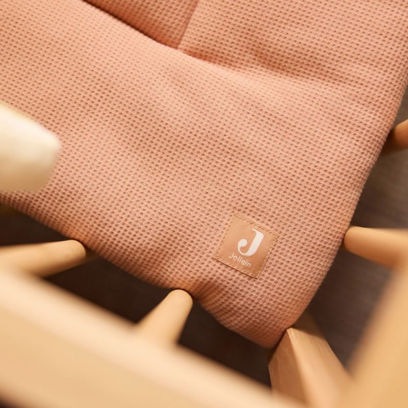 Tapis de jeu Little Waffle Light Terra-Sand (100 x 100 cm) Jollein Ambiance 2