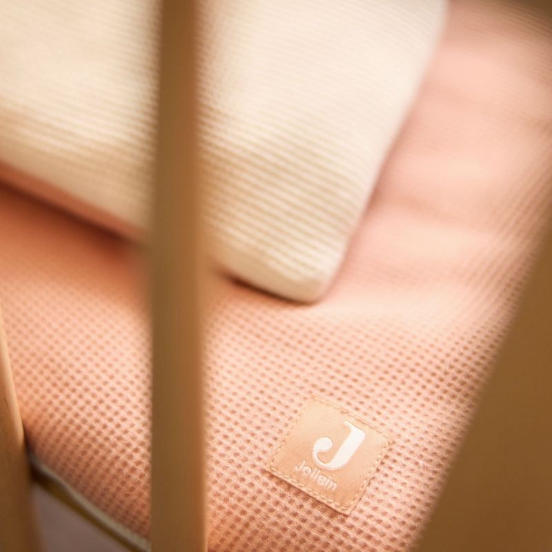 Tapis de jeu Little Waffle Light Terra-Sand (100 x 100 cm) Jollein Ambiance 5