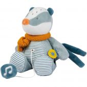 Peluche musicale Felix le blaireau (24 cm)