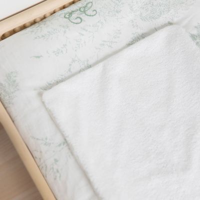 Housse de matelas à langer Feuillage vert