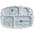 Assiette plateau Dots bleu - Done by Deer Assiette plateau Dots bleu - Done by Deer