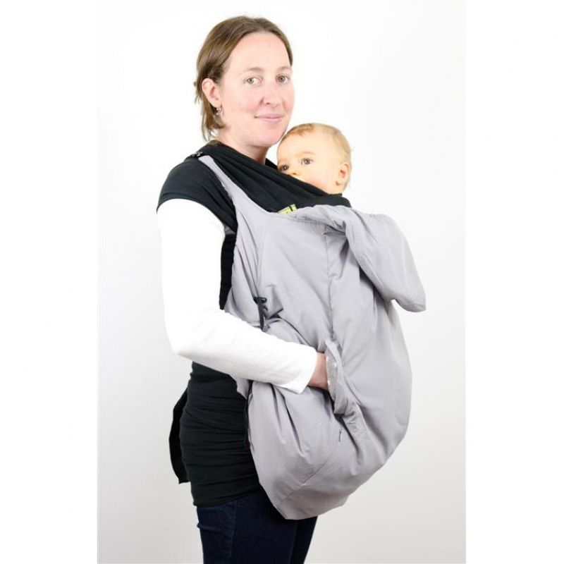 Couverture de portage pour porte-bébé étoile gris Lucky