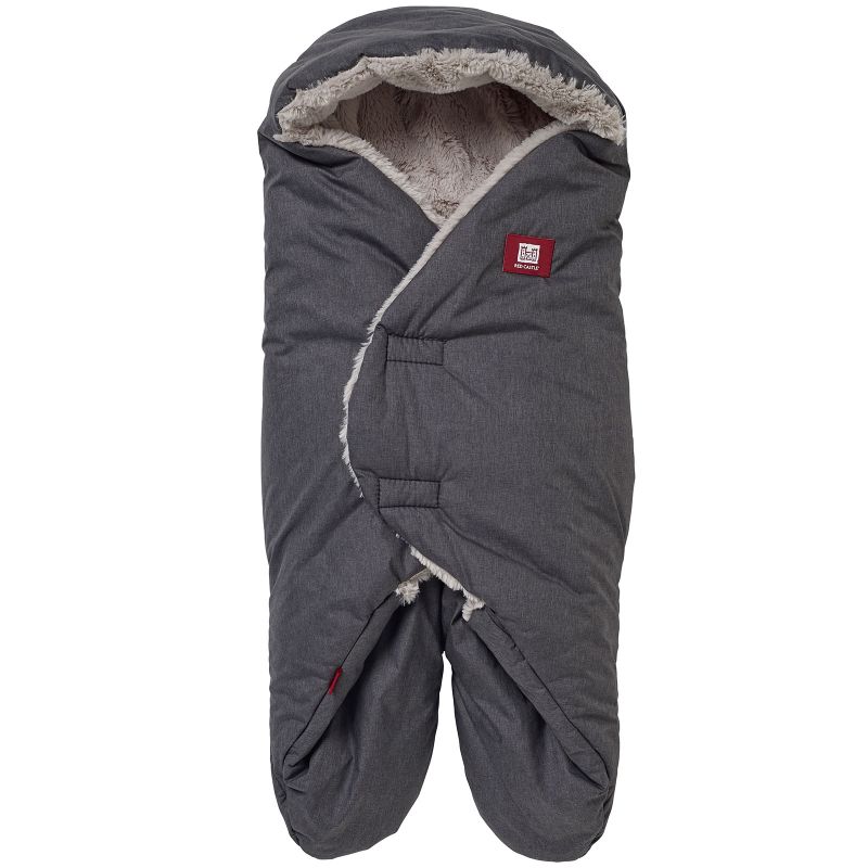 Babynomade Tendresse en polaire gris foncé (78 x 44 cm) Red Castle