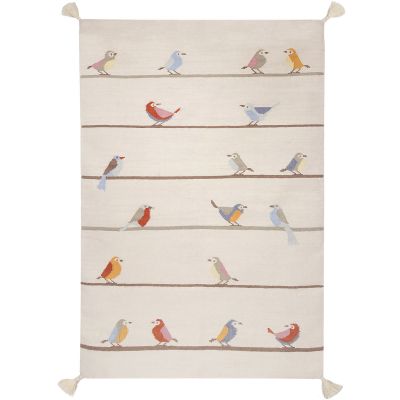 Tapis enfant Kilim petits oiseaux (110 x 160 cm) Art for Kids