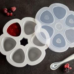 Moule de congélation multi portions silicone light mist (6 x 90 ml)