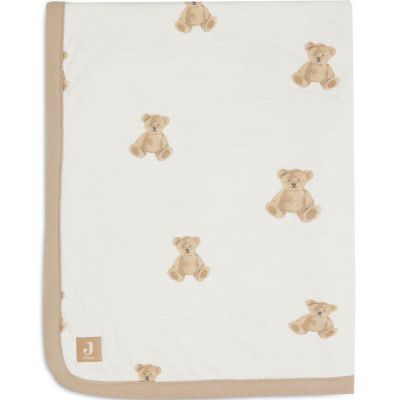 Couverture en coton bio ours Teddy Bear (75 x 100 cm)  par Jollein
