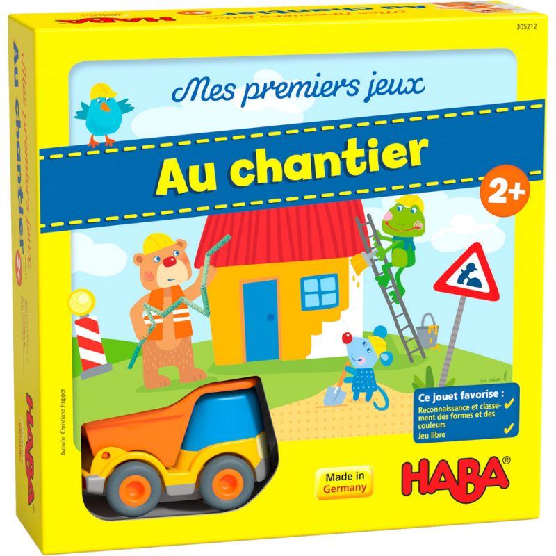 Jeu de plateau Au chantier Mes premiers jeux Haba