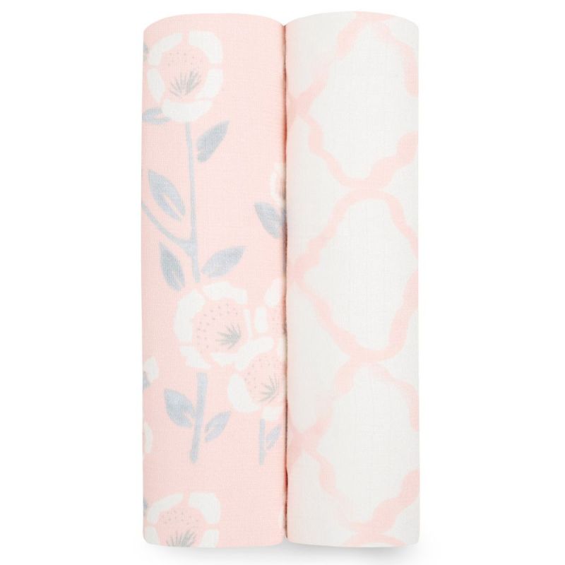 Lot de 2 maxi langes en coton Stencil (112 x 112 cm) aden + anais