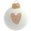 Boule de Noël Coeur léopard (personnalisable)  par Baubels