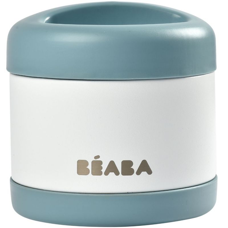 Thermos alimentaire baltic blue et white (500 ml) Béaba