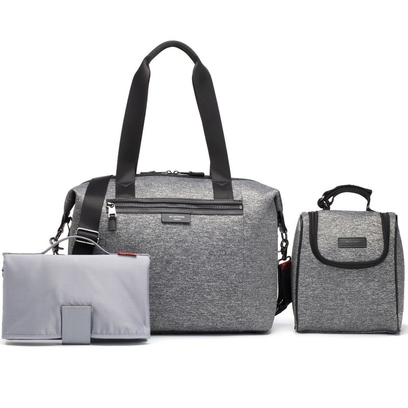 Sac à langer Stevie Luxe Scuba Grey Marl Storksak