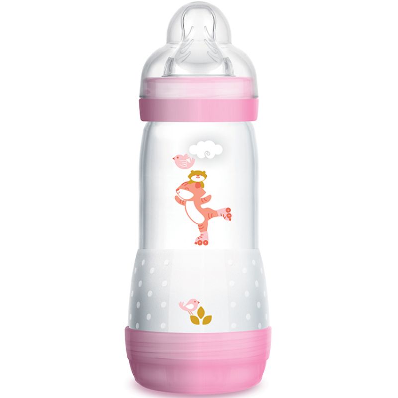 Biberon Easy Start anti-colique tigre - débit 3 rapide (320 ml) MAM
