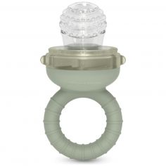 Sucette grignoteuse anti étouffement verte