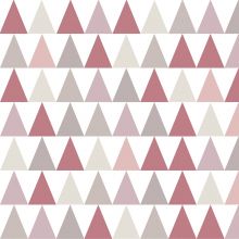 Papier peint intissé Triangles rose (10 m)  par AFKliving